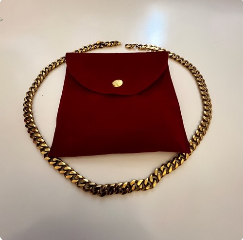 Collana oro placcato nuova - oro,