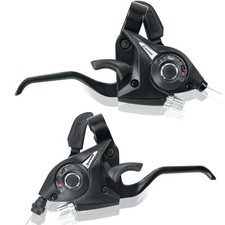 Coppia comandi cambio bici - comandi, +