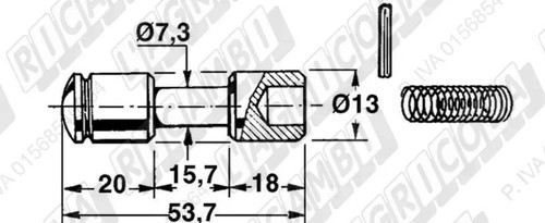 Pulsante forcella giunto - forcella,