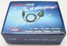 *Zs- Adattatore IDE SATA 2.5" 3.5" Unita' Ottiche Cavo USB per Hard Disk Esterno