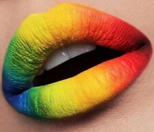 ROSSETTO labbra UV fluorescente, brillantini e VAMP make-up viso bocca scegli!