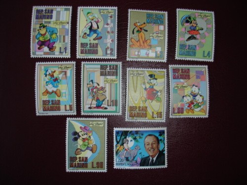 San marino 1970 walt disney - marino,