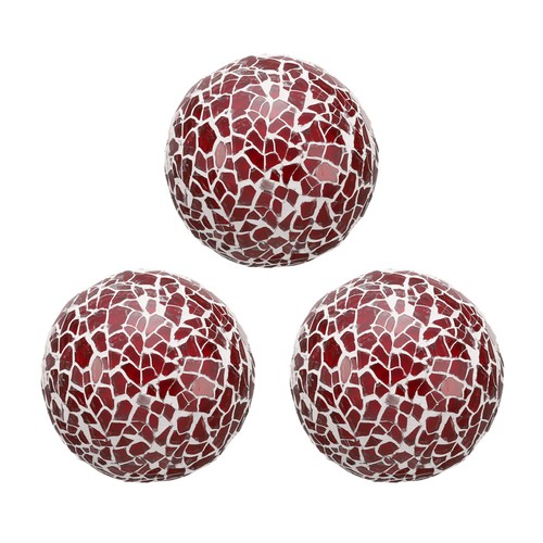 3pcs decorative glass balls - 3pcs,