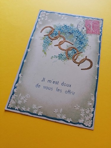 Cpa postkarte écrite - postkarte, 1907