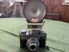 Fotocamera vintage Comet II Bencini con Flash Adox