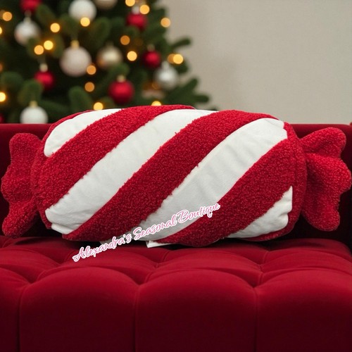 Cuscino sherpa rosso - cuscino,