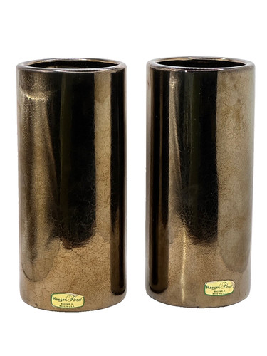 Coppia vasi ceramica - , retrò