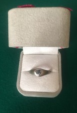 ANELLO IN ARGENTO CON TANZANITE DI 0,54 PUNTI DI CARATO MIS.23