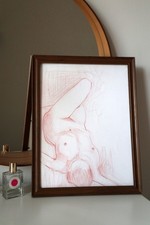 Quadro cornice inclusa nudo