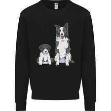 Felpa Uomo Con Border Collie E