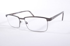 Ferucci Eyeglasses 2017 Men Grey Full Rim Metal Eyewear Glasses Frames 55 mm