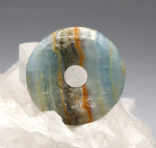 Aragonite Blu Pendente Donut