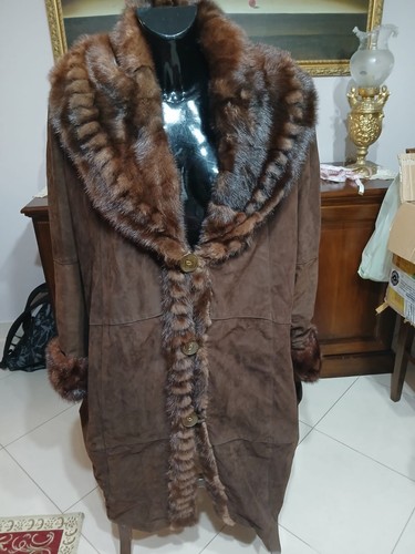 Giacca cappotto pelle - pelle, donna