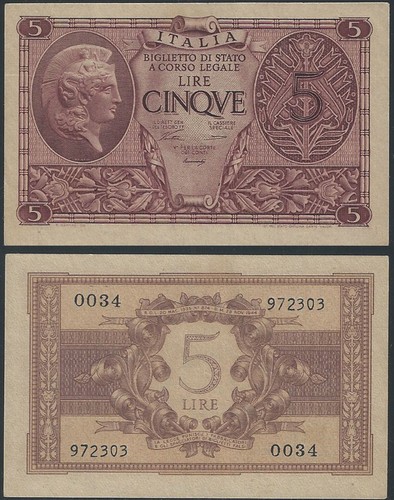 1946 lire athena with - 5,
