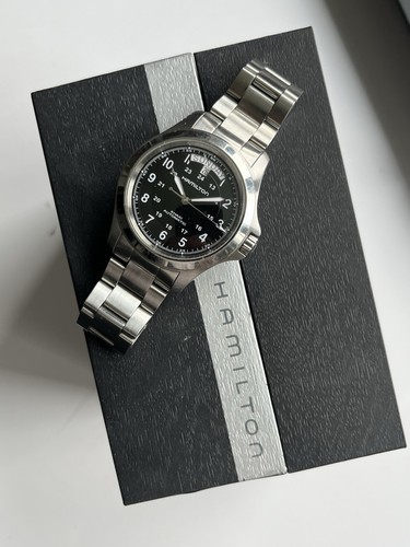 Hamilton khaki king day date - hamilton,
