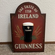 Vintage Wooden GUINNESS Sign