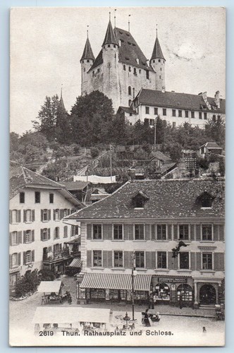 Thun berna svizzera cartolina - thun,