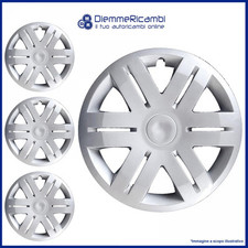SERIE 4 BORCHIE - 4 COPRICERCHI COPPE RUOTA 16 PER OPEL VIVARO