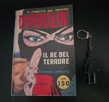 Diabolik n.1 prima serie 1962 - falso d'autore + pupazzetto anni 60 raro