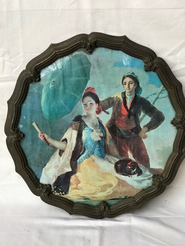 Vassoio quadro anni 50 - o, 40/50
