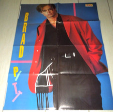 VINTAGE 80s BRAD PITT POSTER