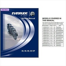 Evinrude E-tec 40 50 60 65 HP