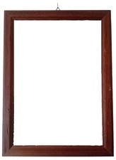 Cornice quadro in legno colore marrone, misure: 40 cm. H x 30 cm. L., USATA