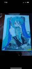 Hatsune Mike Playing The Hand
