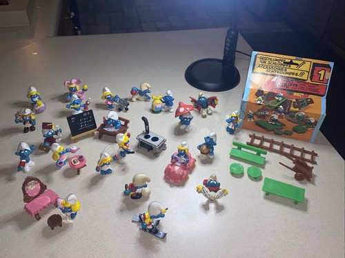 Lotto figurine puffo - , vintage