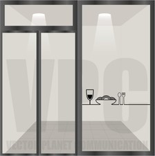 striscia adesiva vetrina