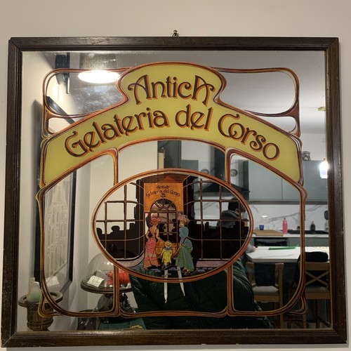 Specchio pubblicitario vintage - pubblicitario,