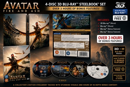 Avatar fire and ash 3d - avatar:,