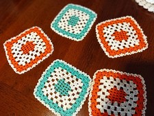 5 mattonelle uncinetto