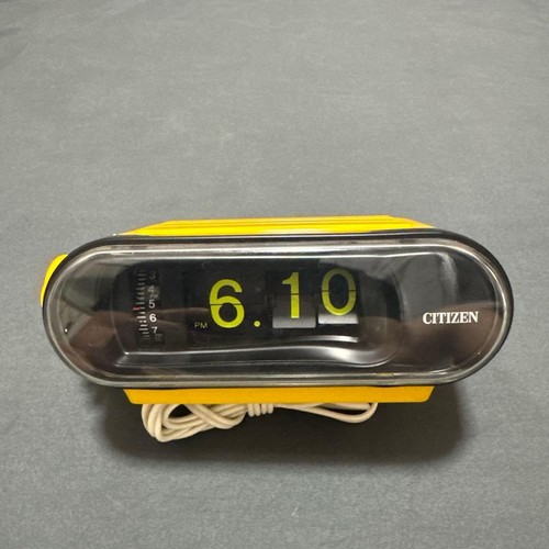 Citizen flip clock - clock, giallo