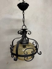 lampadario ferro battuto