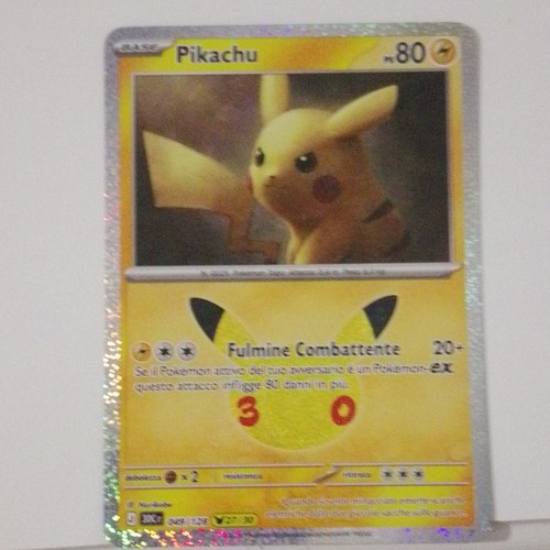 Pikachu carta pokémon - pv,