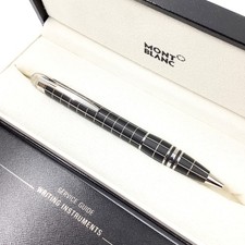 Montblanc Starwalker Rubber platinum line ballpoint pen, boxed, Nr mint