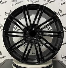 SET 4 Cerchi in lega compatibili BMW Ix3 M3 M4 M5 da 21" DOPPIA MISURA BLACK