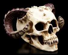 Testa Di Diavolo Con Corna Di