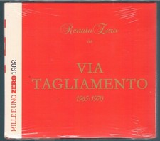 RENATO ZERO MILLE E UNO ZERO 2009 VIA TAGLIAMENTO - 2 CD EDITORIALE SIGILLATO!!!