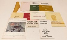 LT- LOTTO 11 CATALOGHI BROCHURE - BIANCHI BARRIVIERA - VALERIA VECCHIA - RVSa567