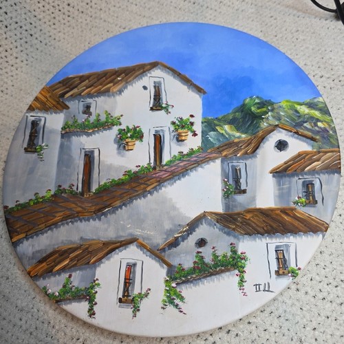 Large ceramic vilage italian - large,