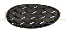 LEFT GRILLE BUMPER BLACK