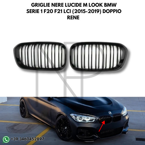 Griglie nere lucide - ✅, m