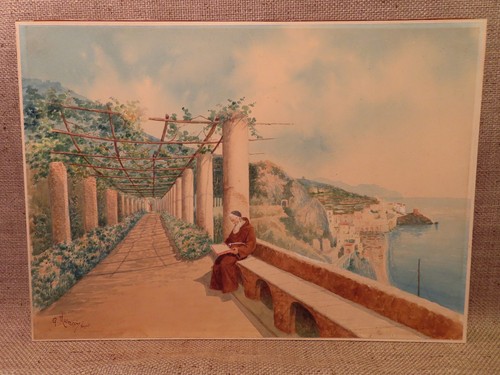 Quadro acquerello scuola - acquerello,