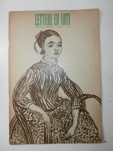 Rarissima rivista lettere - rarissima, ed