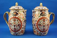 Imari Rara coppia grandi brocche porcellana Arte orientale Giappone 1800 XIX sec