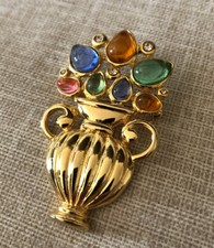 Spilla Oro Anfora Vaso di