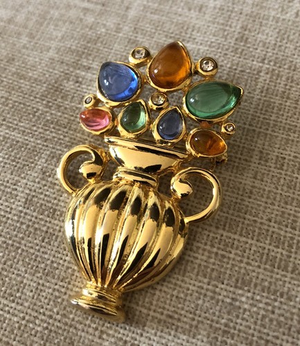Spilla oro anfora vaso - spilla,