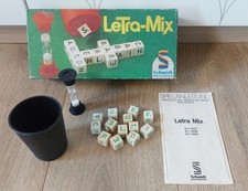 Letra Mix - gioco da tavolo vintage - Schmidt - paroliere dadi - completo 